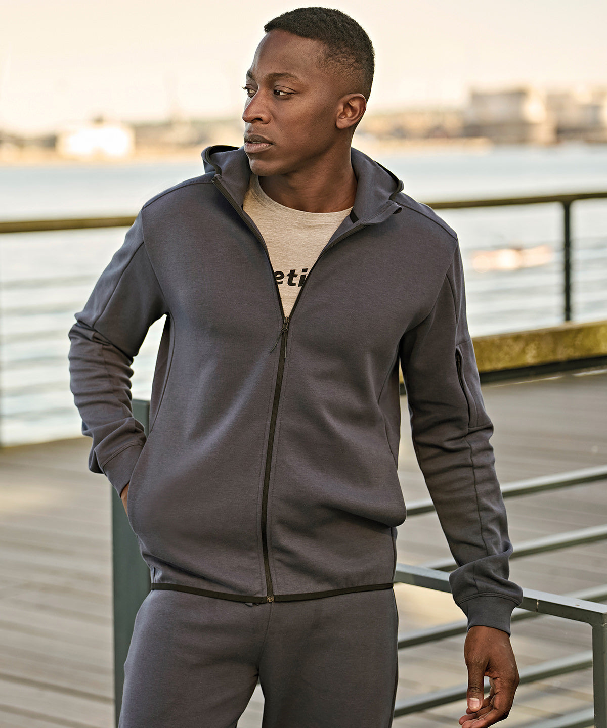 Athletic hooded full-zip sweatshirt (5706) – lifestyle