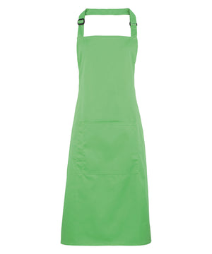 Colours bib apron with pocket – Apple
