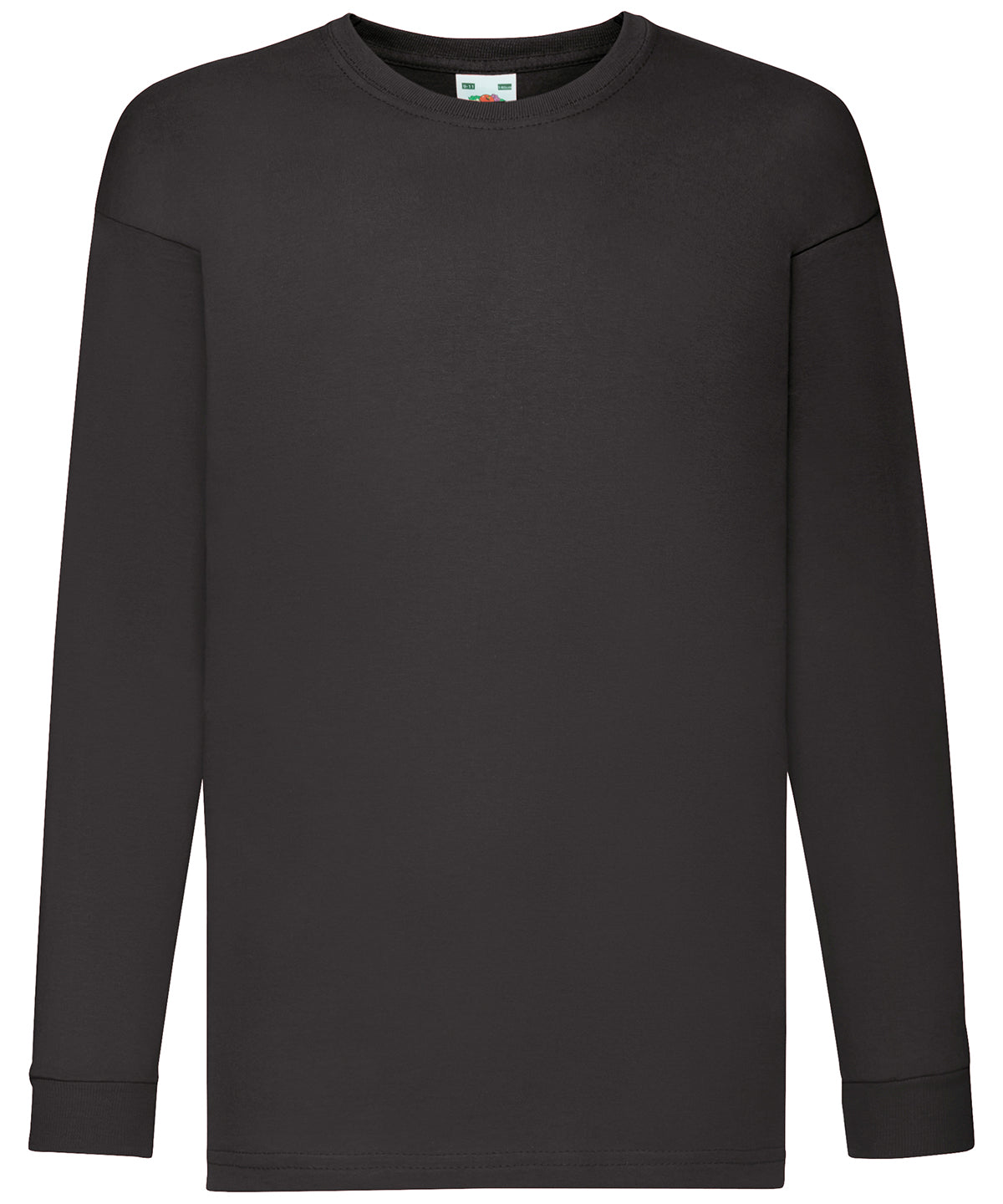 Kids long sleeve valueweight T – Black