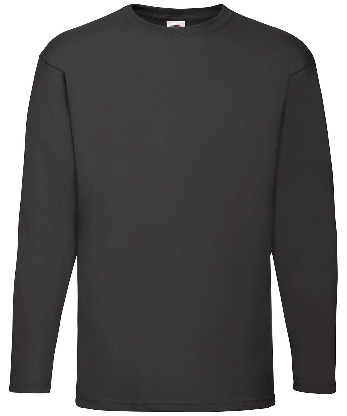 Valueweight long sleeve T – Black*
