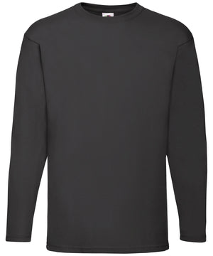 Valueweight long sleeve T – Black*