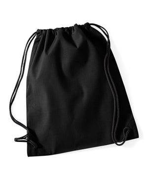 Cotton gymsac – Black/Black