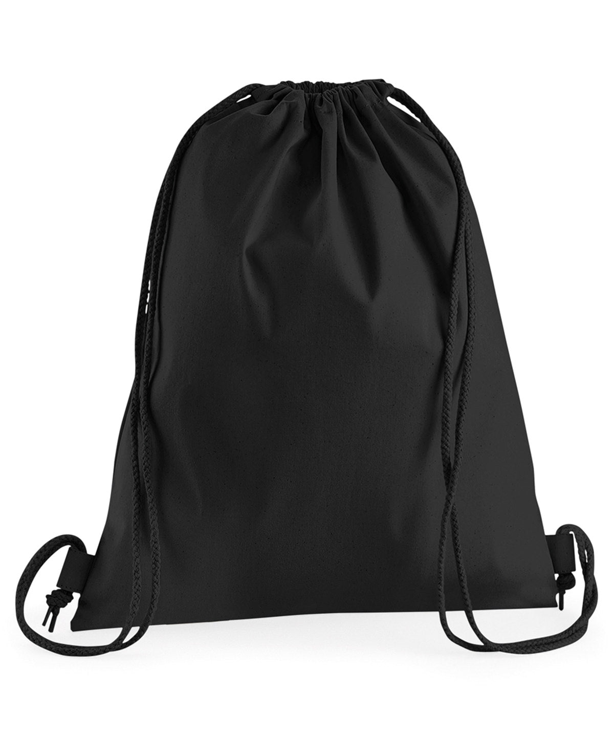 Premium cotton gymsac – Black