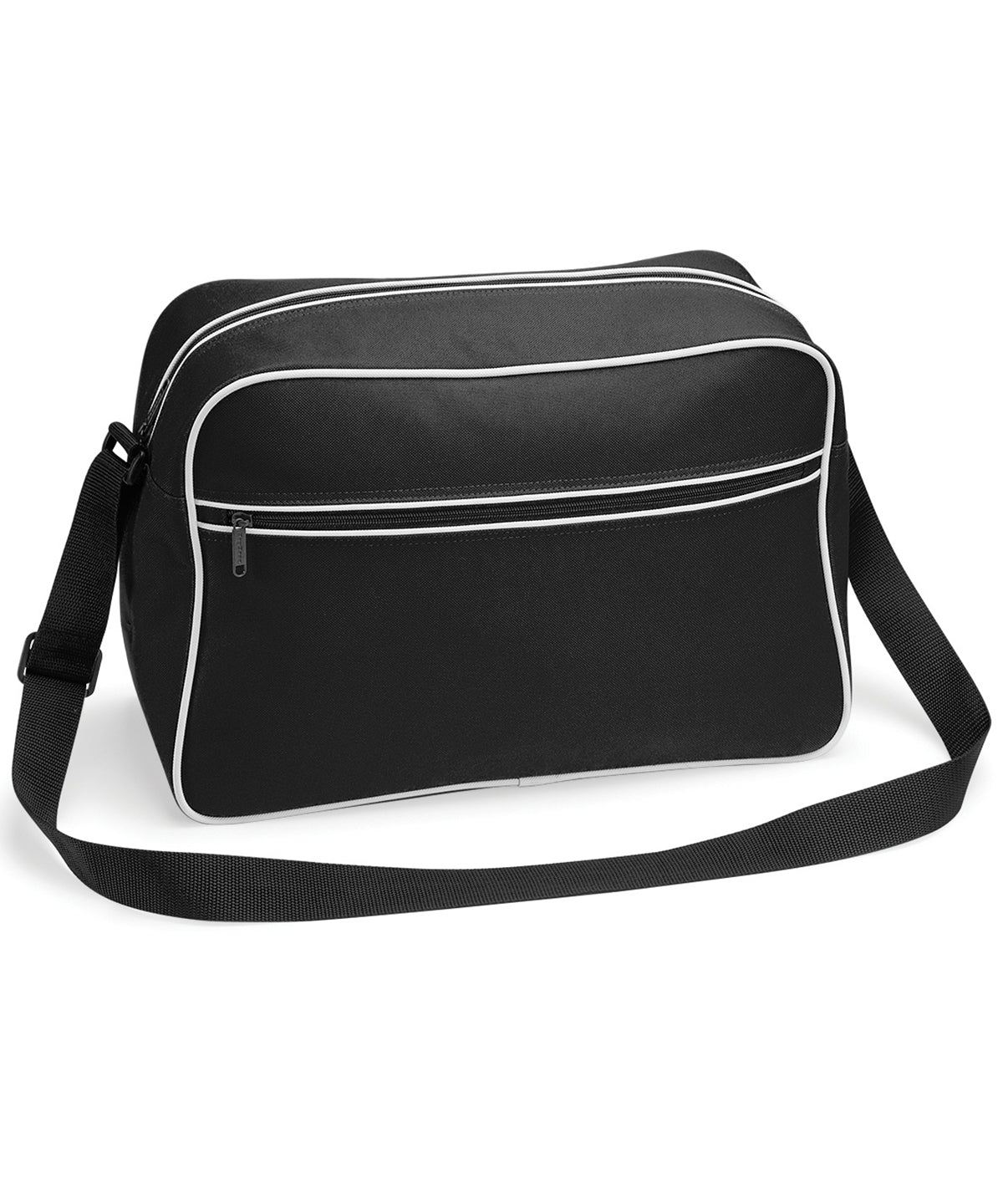 Retro shoulder bag – Black/White