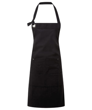 Calibre heavy cotton canvas pocket apron – Black