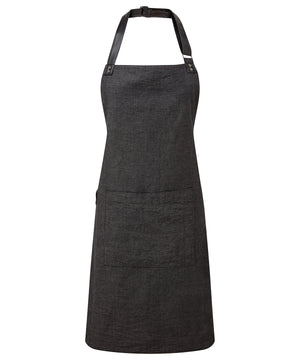 Annex Oxford bib apron – Black