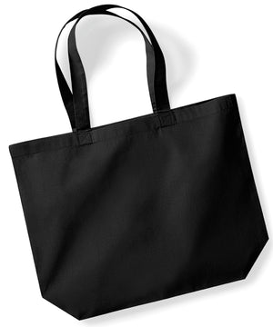 Organic premium cotton maxi tote – Black