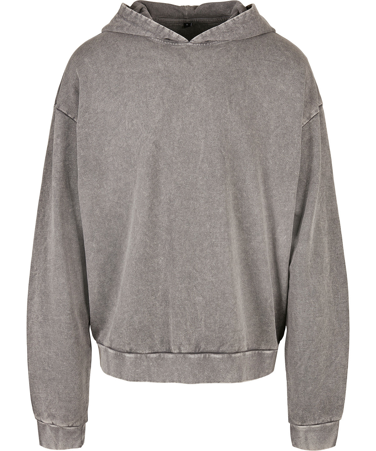 Acid washed oversize hoodie – Asphalt