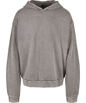 Acid washed oversize hoodie – Asphalt
