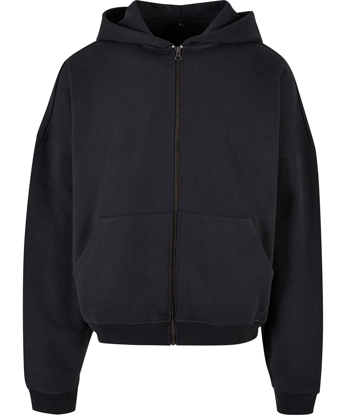 90s zip hoodie – Black