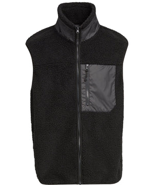 Bonded sherpa vest – Black