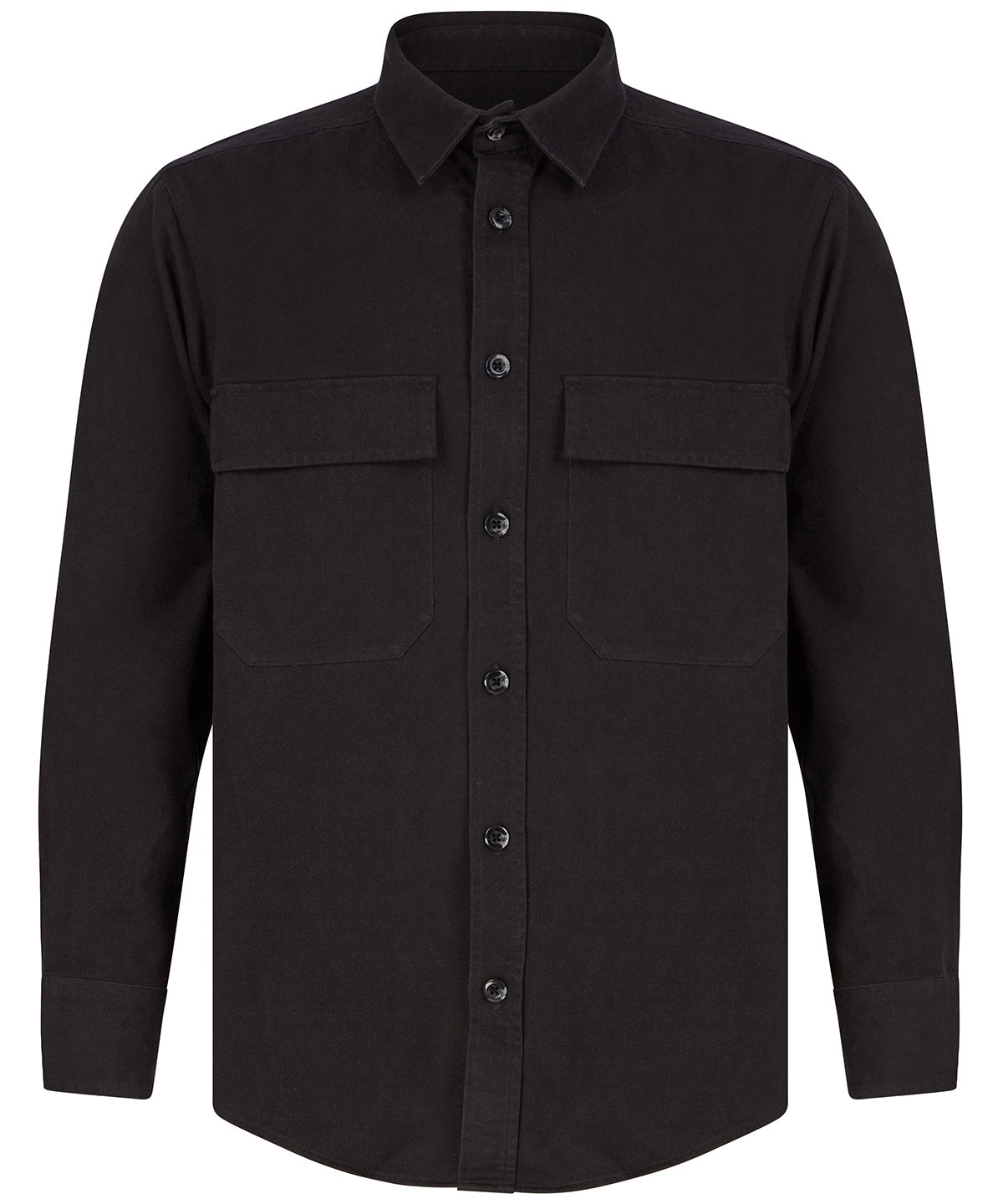 Drill overshirt – Black