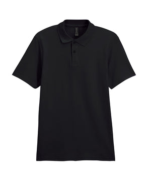 Softstyle™ adult double piqué polo – Black