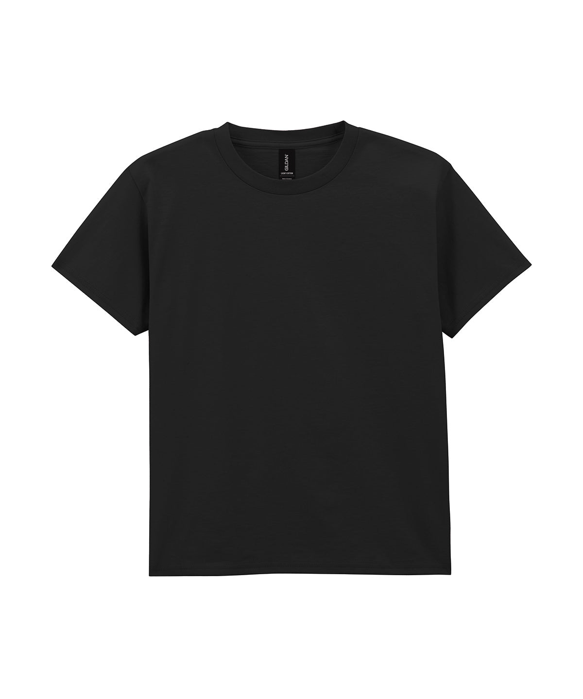 Light cotton youth t-shirt – Black