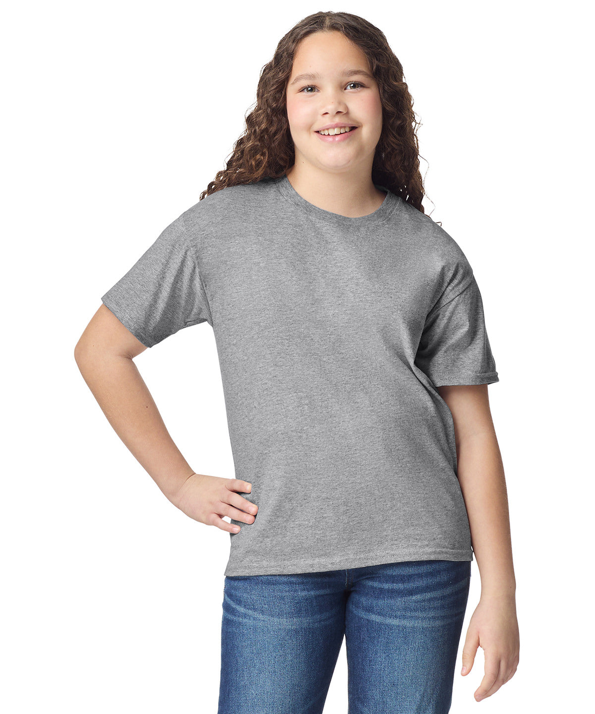 Light cotton youth t-shirt – lifestyle