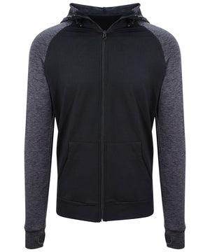 Cool contrast zoodie – Black/Black Slate Melange