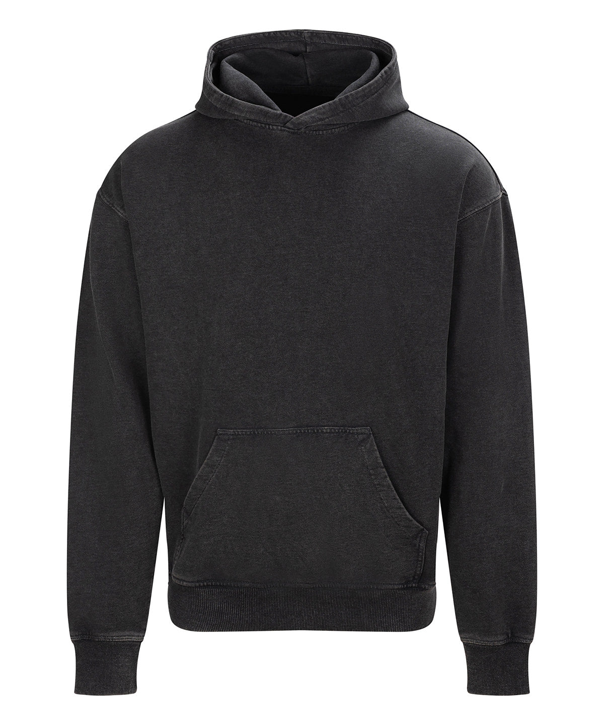 Vintage washed hoodie – Washed Black