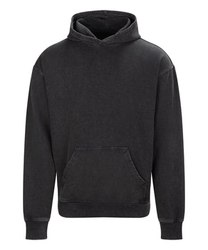 Vintage washed hoodie – Washed Black