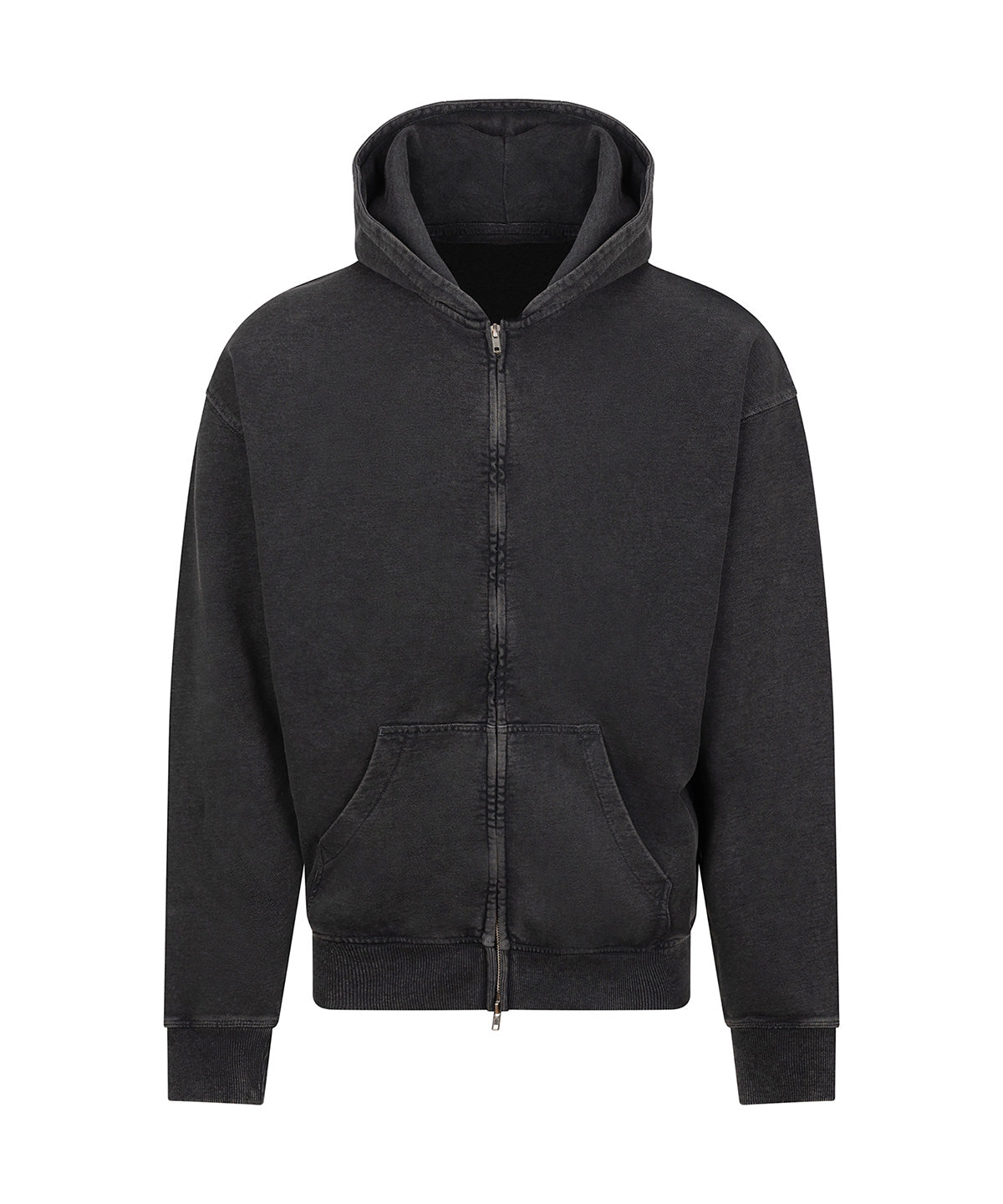 Vintage washed zoodie – Washed Black