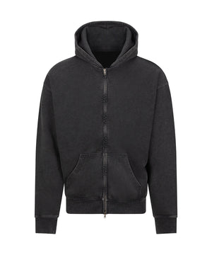 Vintage washed zoodie – Washed Black