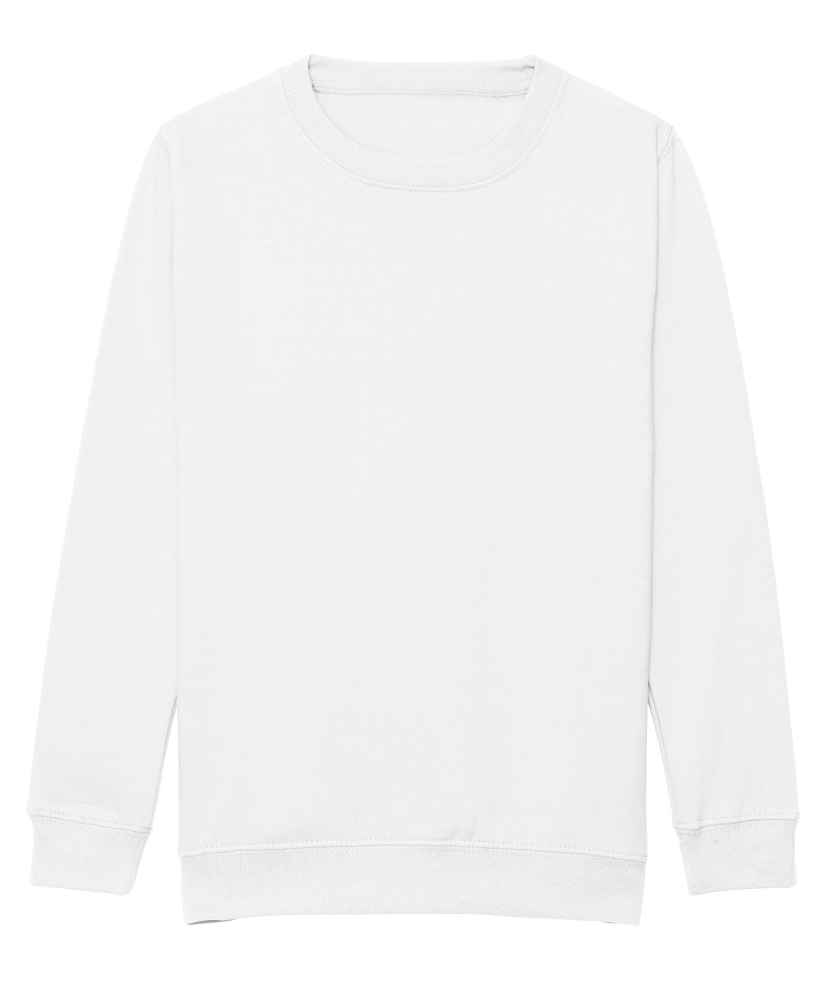 Kids AWDis sweatshirt – Arctic White