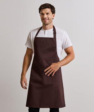 Colours bib apron with pocket – lifestyle