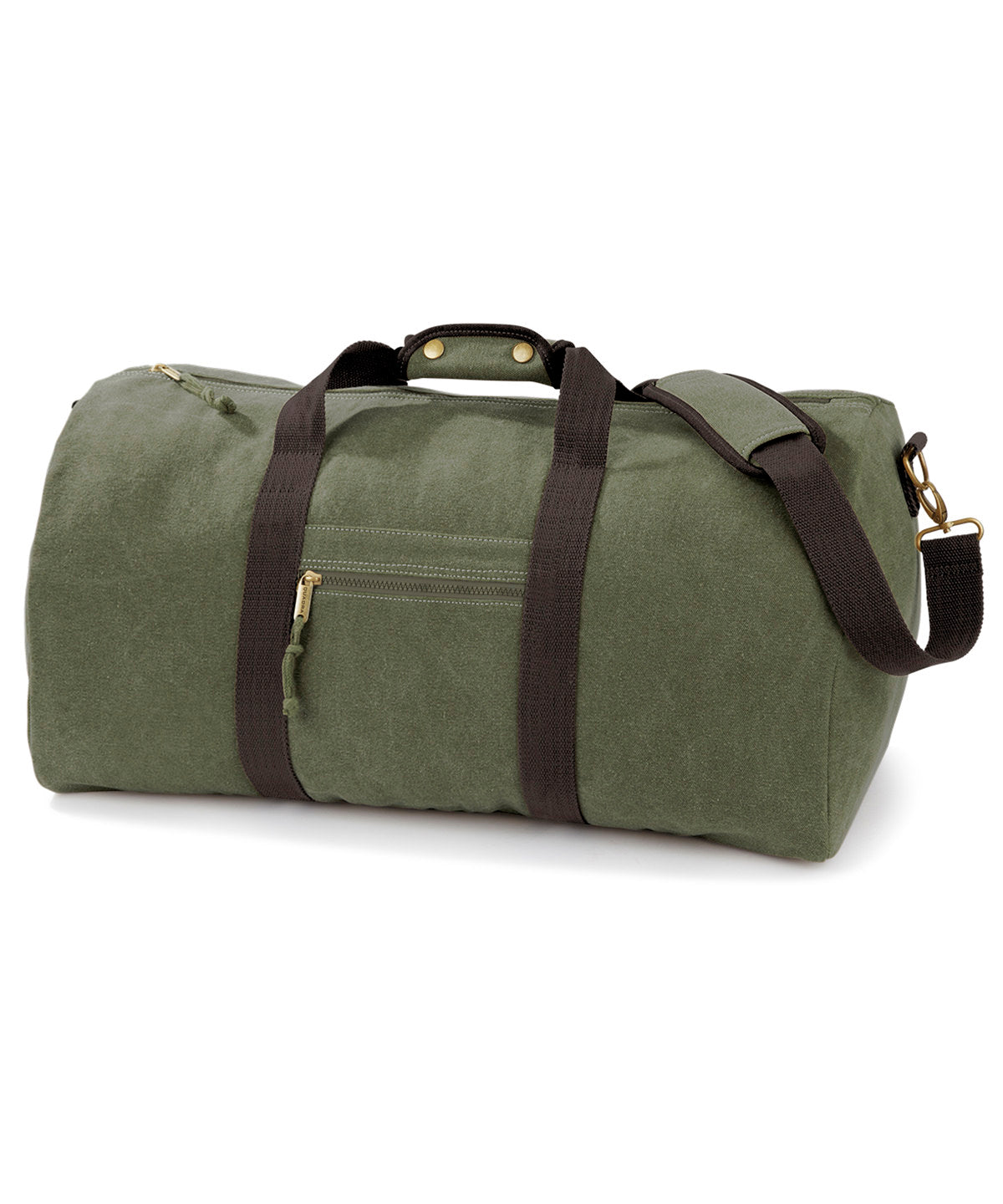Vintage canvas holdall – lifestyle