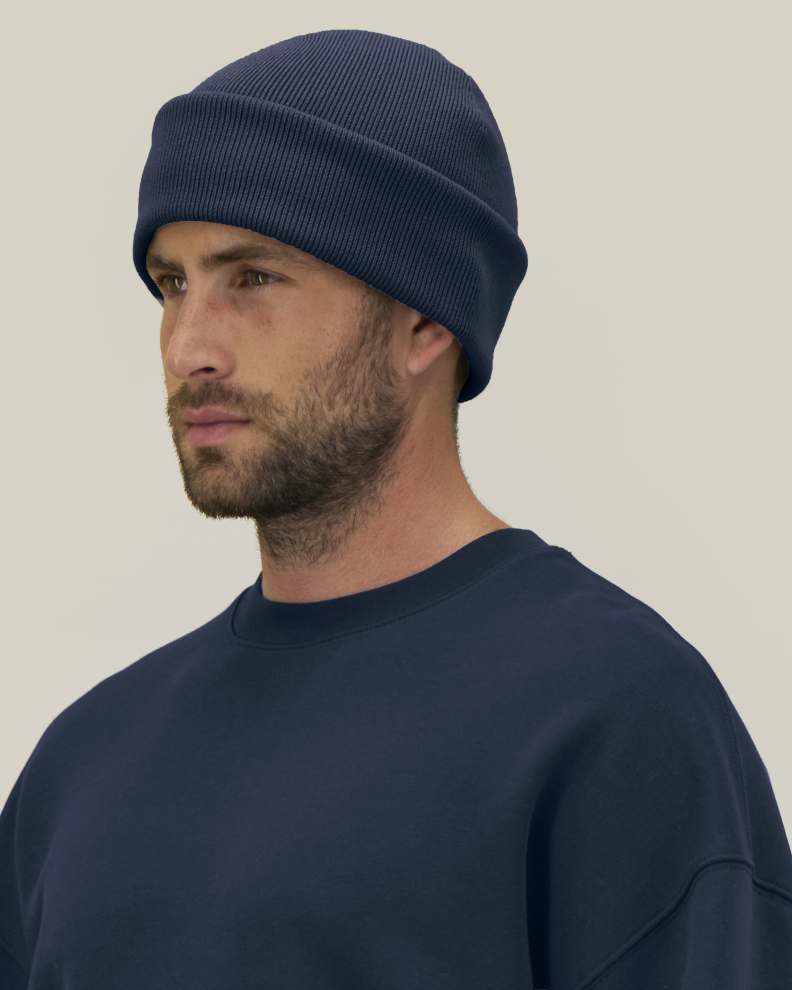 Rib Beanie 2.0 – French Navy [SFM0]
