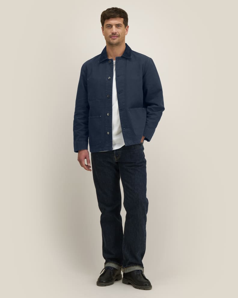 Chore Jacket – G.Dyed Navy [SFM0]