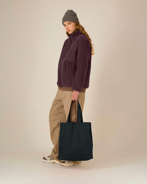 Mid Tote Bag – Black [SFM5]