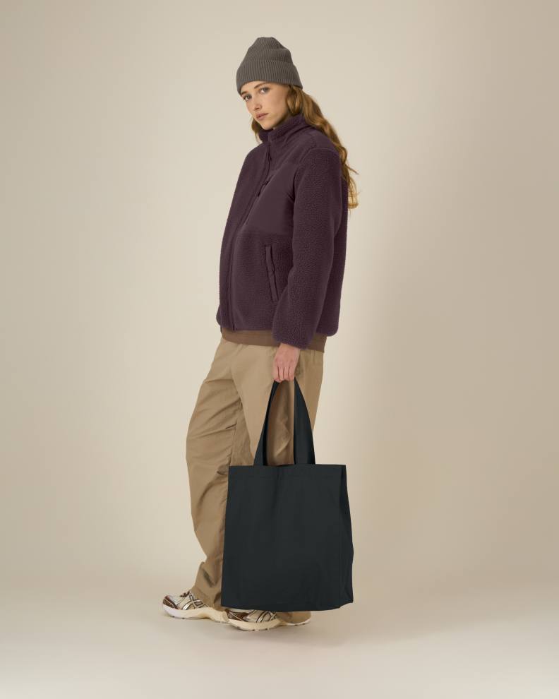 Mid Tote Bag – Black [SFM5]