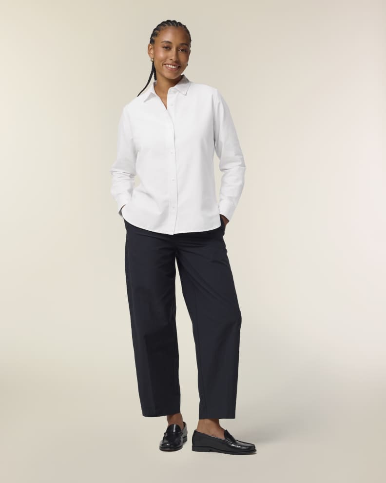 Stella Oxford Shirt – White [SFM5]