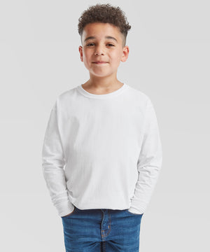 Kids long sleeve valueweight T – lifestyle