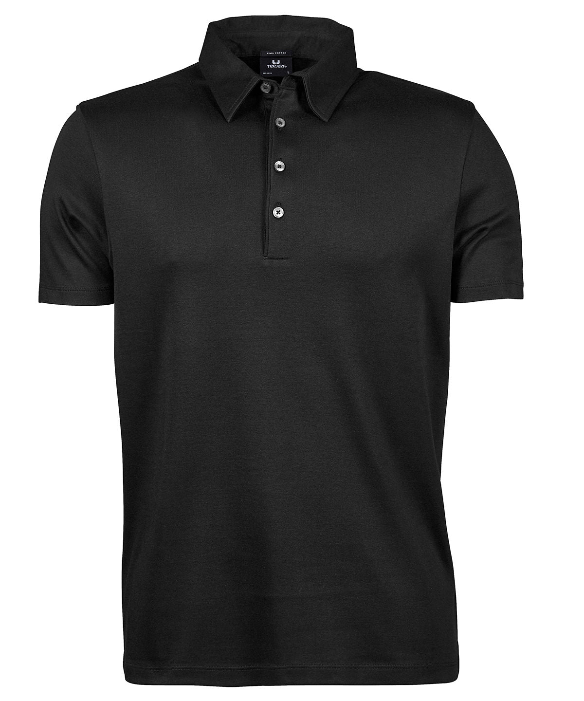 Pima cotton polo (1440) – Black