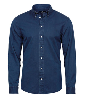 Casual twill shirt (4002) – Indigo