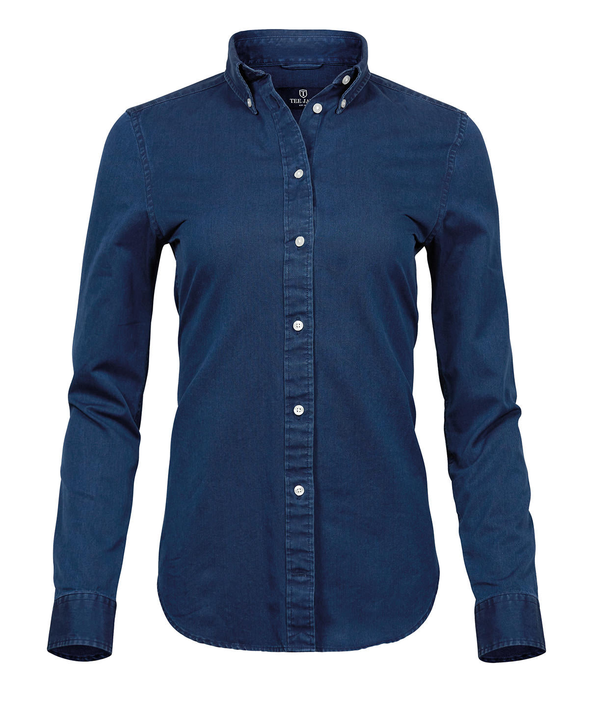 Women’s casual twill shirt (4003) – Indigo