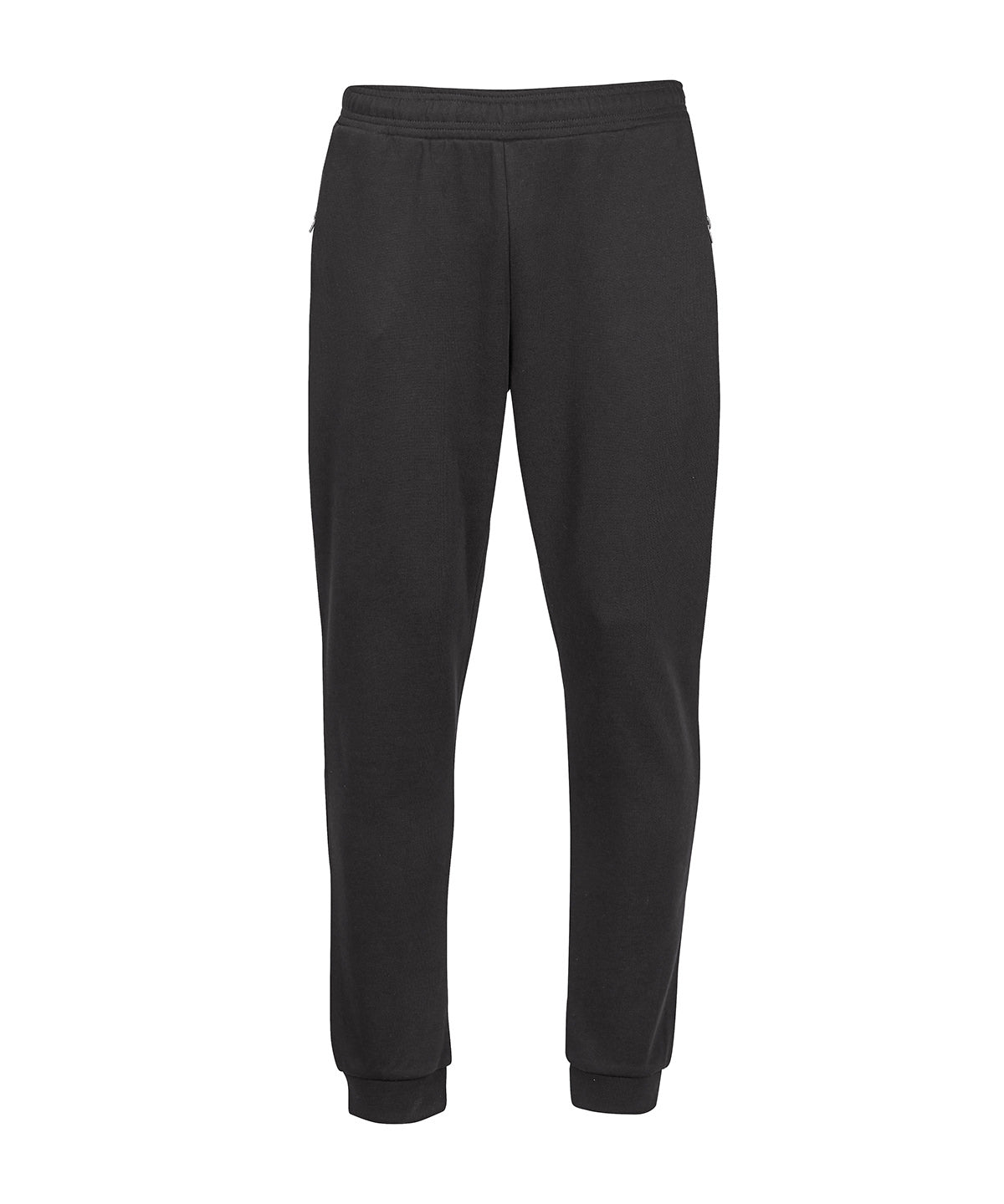 Ribbed interlock pants – Black