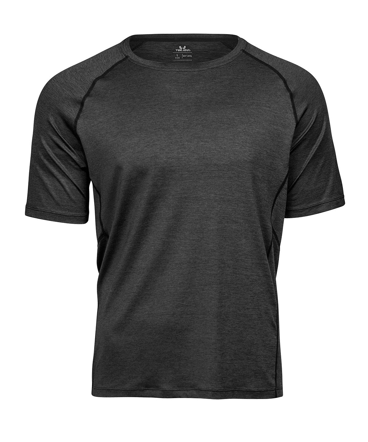 CoolDry tee (7020) – Black Melange