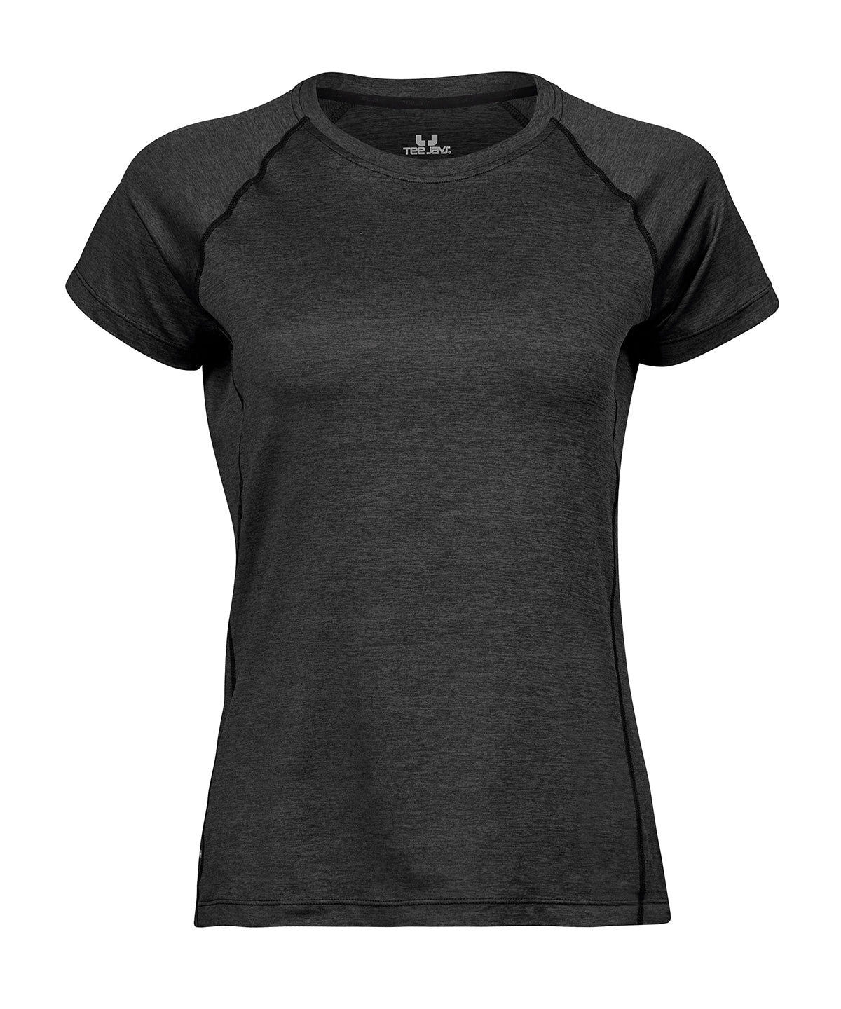 Women’s CoolDry tee (7021) – Black Melange