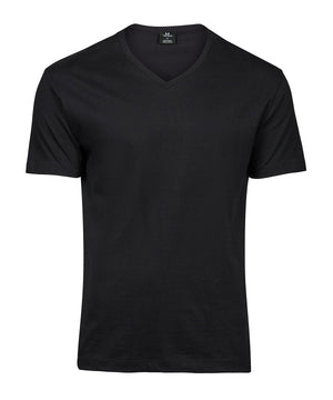 Fashion v-neck Sof tee (8006) – Black