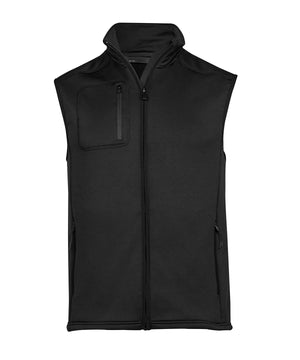 Stretch fleece bodywarmer – Black