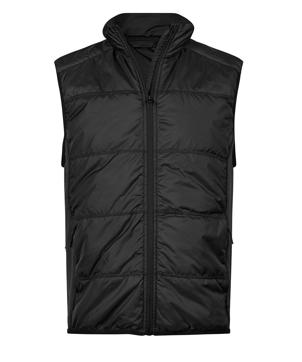 Hybrid-stretch bodywarmer – Black/Black