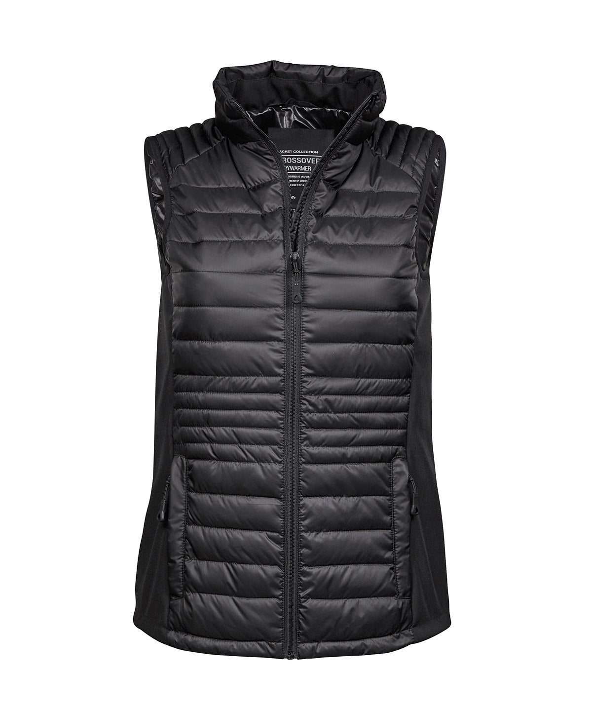 Women’s crossover bodywarmer – Black/Black/Black