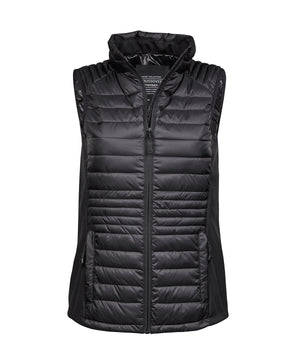 Women’s crossover bodywarmer – Black/Black/Black