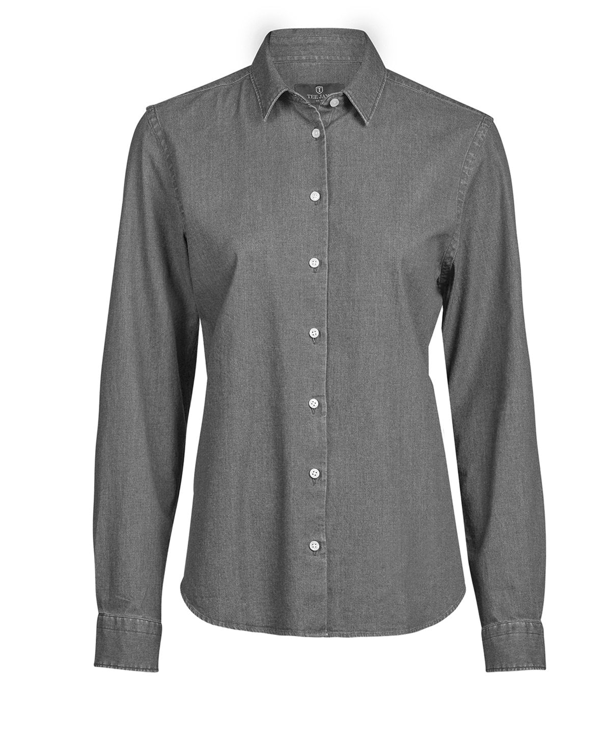 Women’s denim shirt (4005) – Black Denim