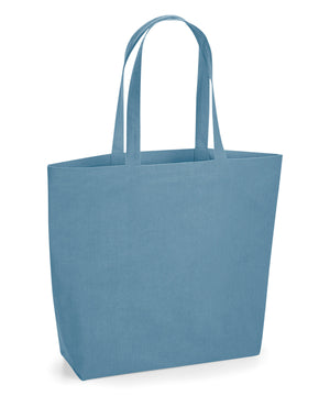Organic natural dyed maxi bag for life – Indigo Blue