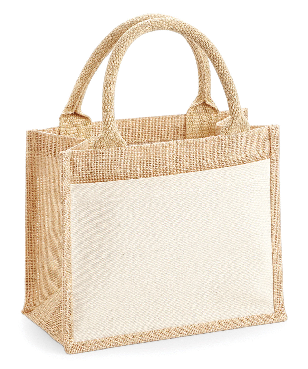 Cotton pocket jute gift bag – lifestyle