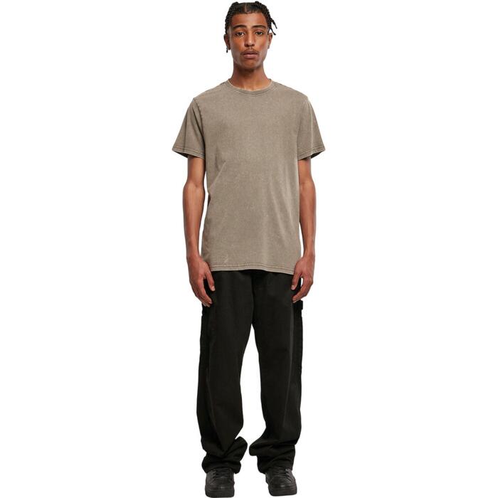 Acid washed round neck tee Miniatyr