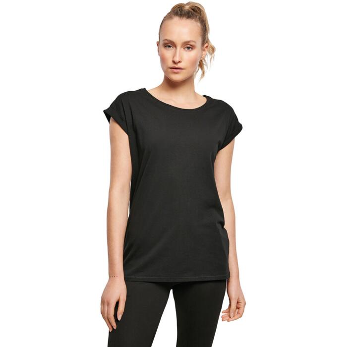 Women's organic extended shoulder tee Miniatyr