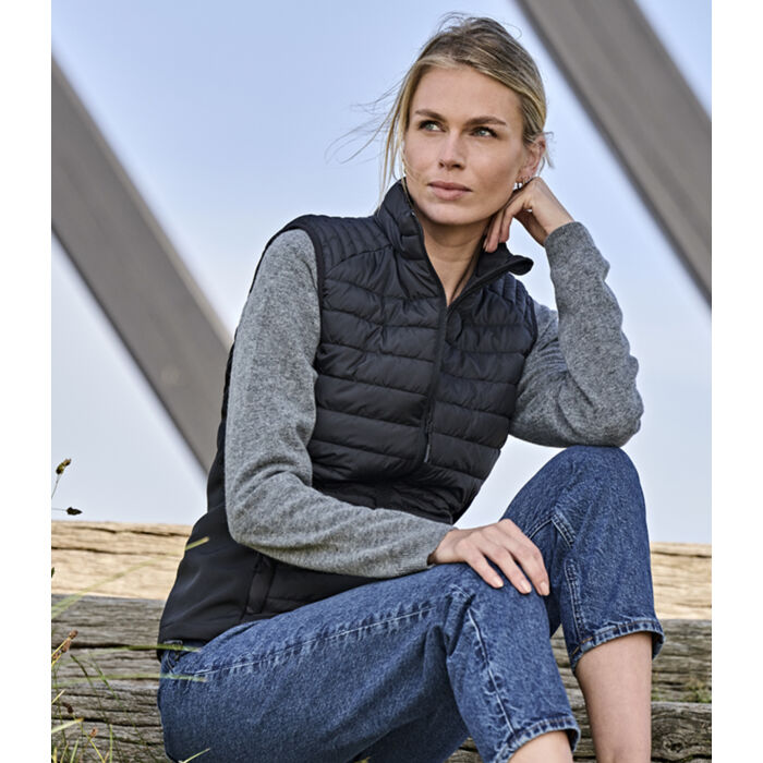 Tee Jays Ladies Crossover Padded Bodywarmer Miniatyr